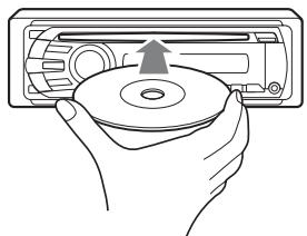 SONY MEX-DV800 - Insert the disc (label side up). - 1