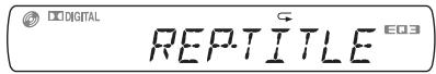 SONY MEX-DV800 - During playback, press ① (REP) or ② (SHUF) on the main unit repeatedly until the desired option appears. - 1