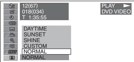 SONY MEX-DV800 - De beeldkwaliteit aanpassen — Picture EQ - 2