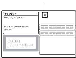 SONY MEX-DV800 - Regionalcode - 2