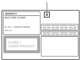 SONY MEX-DV800 - Regiocode - 2