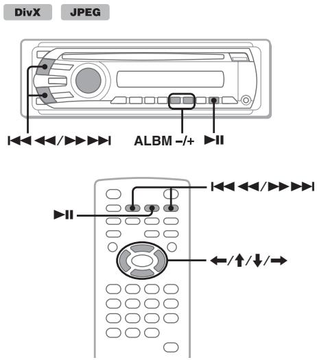 SONY MEX-DV800 - DivX®-/JPEG-bestanden afspelen - 1