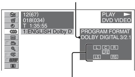 SONY MEX-DV800 - Premere ↑/↓ per selezionare (AUDIO). - 1