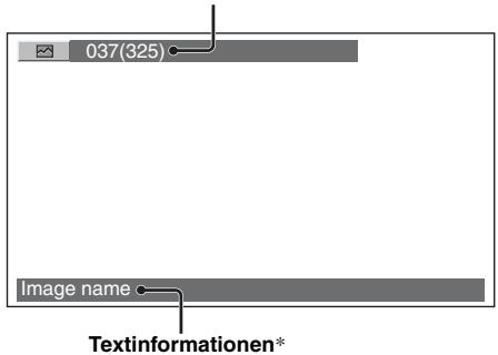 SONY MEX-DV800 - Anzeigen der Textinformationen - 1