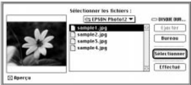 EPSON PHOTOPC 600 - Chargement d'images depuis un Macintosh - 2