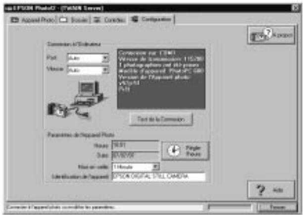EPSON PHOTOPC 600 - Utilisation du menu Configuration - 1