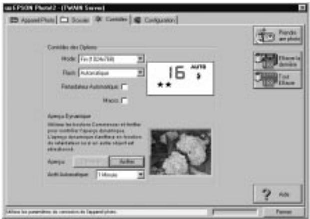 EPSON PHOTOPC 600 - Utilisation du menu Contrôles - 1