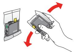 EPSON STYLUS DX4000 - Removing and Installing Ink Cartridges • Retrait et installation des cartouches d'encre • Tintenpatronen entnehmen und einsetzen • Cartridges verwijderen en installeren - 1