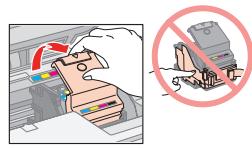 EPSON STYLUS DX4000 - Removing and Installing Ink Cartridges • Retrait et installation des cartouches d'encre • Tintenpatronen entnehmen und einsetzen • Cartridges verwijderen en installeren - 2