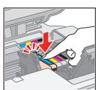 EPSON STYLUS DX4000 - Removing and Installing Ink Cartridges • Retrait et installation des cartouches d'encre • Tintenpatronen entnehmen und einsetzen • Cartridges verwijderen en installeren - 7