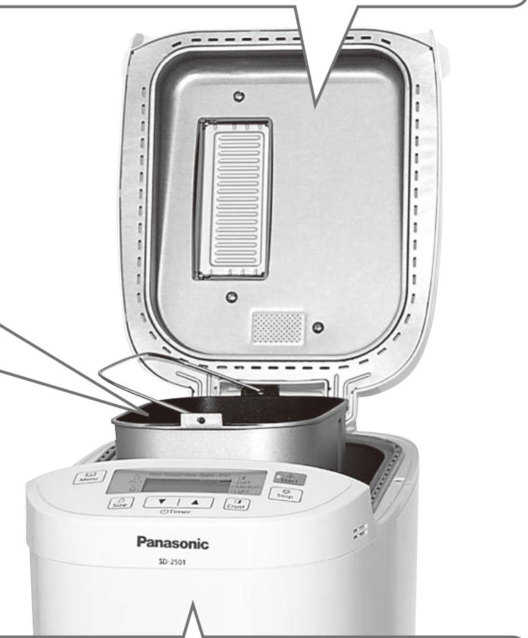 PANASONIC SD-2500WXE - Dampfabzugsöffnung - 2