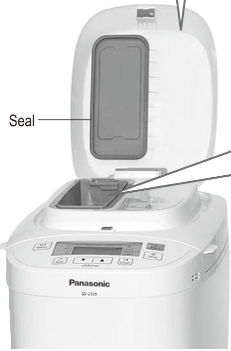 PANASONIC SD-2500WXE - Dispenser lid (SD-2501 only) - 2