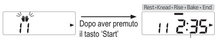 PANASONIC SD-2500WXE - Aggiungere ulteriore burro dopo il segnale acustico, quando premere di nuovo il tasting 'Start' (Avvio) - 1