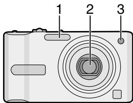 PANASONIC LUMIX DMC-FX12 - Noms des composants - 1