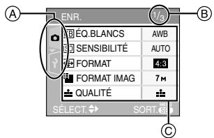 PANASONIC LUMIX DMC-FX12 - Réglage du menu - 1