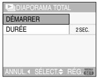 PANASONIC LUMIX DMC-FX12 - Appuyez sur ▲ pour sélectionnner [DEMARRER], puis appuyez sur [MENU/SET]. - 1