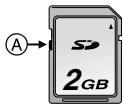 PANASONIC LUMIX DMC-FX12 - Carte (en option) - 1