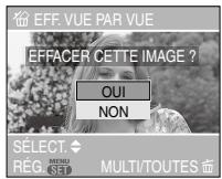 PANASONIC LUMIX DMC-FX12 - Appuyez sur ▲ pour sélectionnner [OUI], puis appuyez sur [MENU/SET]. - 1