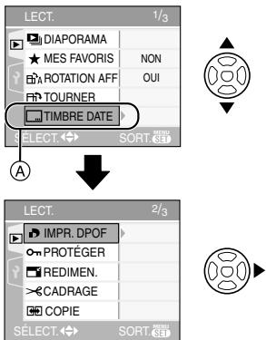 PANASONIC LUMIX DMC-FX12 - Appuyez sur [MENU/SET]. - 1