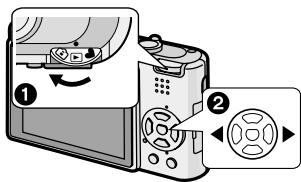 PANASONIC LUMIX DMC-FX12 - Visionnez les photos. - 1