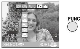 PANASONIC LUMIX DMC-FX12 - Utilisation du réglage FONCTION - 2