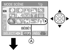 PANASONIC LUMIX DMC-FX12 - Appuyez sur / / pour selectionner le mode scene. - 1
