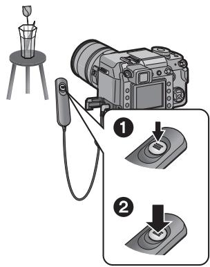 PANASONIC LUMIX DMC-L1K - Utilisation du déclencheur à distance - 2