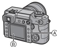 PANASONIC LUMIX DMC-L1K - Appuyez sur [DISPLAY] pour passer sur l'écran du moniteur. - 1