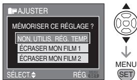 PANASONIC LUMIX DMC-L1K - Appuyez sur ▲/▼ pour sélectionner la rubrique puis appuyez sur [MENU/SET]. - 1