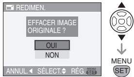 PANASONIC LUMIX DMC-L1K - Appuyez sur ▲/▼ pour sélectionner [OUI] ou [NON], puis appuyez sur [MENU/SET]. - 1