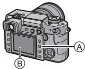 PANASONIC LUMIX DMC-L1K - Appuyez sur [DISPLAY] Ⓐ pendant 1 seconde. - 1