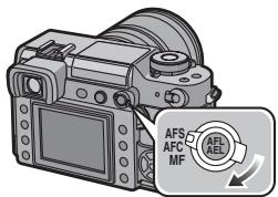 PANASONIC LUMIX DMC-L1K - Placez le sélecteur du mode de prise de vues sur [AFS]. - 1