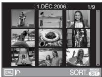 PANASONIC LUMIX DMC-L1K - Appuyez sur [MENU/SET] pour afficher les images qui ont été enregistrées à la date sélectionnée. - 1