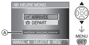 PANASONIC LUMIX DMC-L1K - ■ Réglage de la zone de destination du voyage - 1