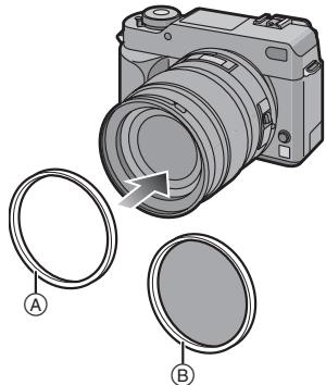 PANASONIC LUMIX DMC-L1K - Utilisation du filtre protecteur/du filtre PL - 2