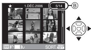 PANASONIC LUMIX DMC-L1K - Appuyez sur ▲/▼/◄/► pour sélectionner une image. - 1