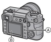 PANASONIC LUMIX DMC-L1K - Appuyez sur [DISPLAY] pour passer à l'écran du moniteur. - 1
