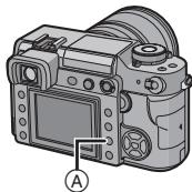 PANASONIC LUMIX DMC-L1K - Appuyez sur [💡] Ⓐ (touche de contrôle de profondeur de champ). - 1