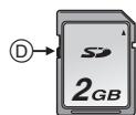 PANASONIC LUMIX DMC-L1K - Carte mémoire SD - 1