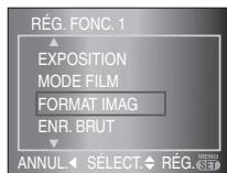 PANASONIC LUMIX DMC-L1K - Appuyez à mi-course sur la touche du déclencheur pour régler la rubrique sélectionnée. - 3
