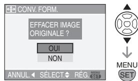 PANASONIC LUMIX DMC-L1K - Appuyez sur ▲/▼ pour sélectionner [OUI] ou [NON], puis appuyez sur [MENU/SET]. - 1