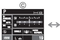 PANASONIC LUMIX DMC-L1K - Modification des informations affichées sur l'écran à cristaux liquides - 1