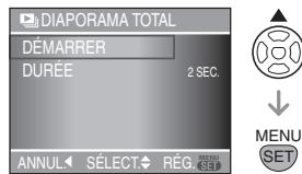 PANASONIC LUMIX DMC-L1K - Appuyez sur ▲ pour sélectionner [DÉMARRER], puis appuyez sur [MENU/SET]. - 1