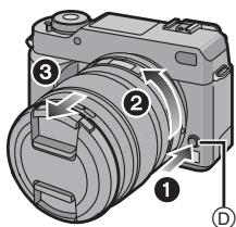 PANASONIC LUMIX DMC-L1K - Fixation/retrait de l'objectif - 5