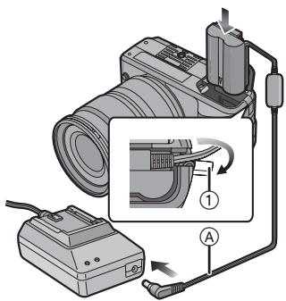 PANASONIC LUMIX DMC-L1K - Utilisation de l'adaptateur secteur - 2