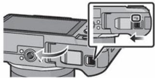 PANASONIC DMCGF3KEG - Kartın (Opsiyonel)/Bataryanın Takılması ve Çıkarılması - 3