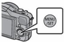 PANASONIC DMCGF3KEG - [MENU/SET] düğmesine basın. - 1