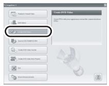 PANASONIC SDR-H250EF - Cliquer sur [Create DVD-Video]. - 1