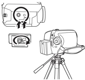 PANASONIC SDR-H250EF - Réceptacle de trépied - 1