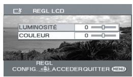 PANASONIC SDR-H250EF - Ajuster l'écran ACL - 2